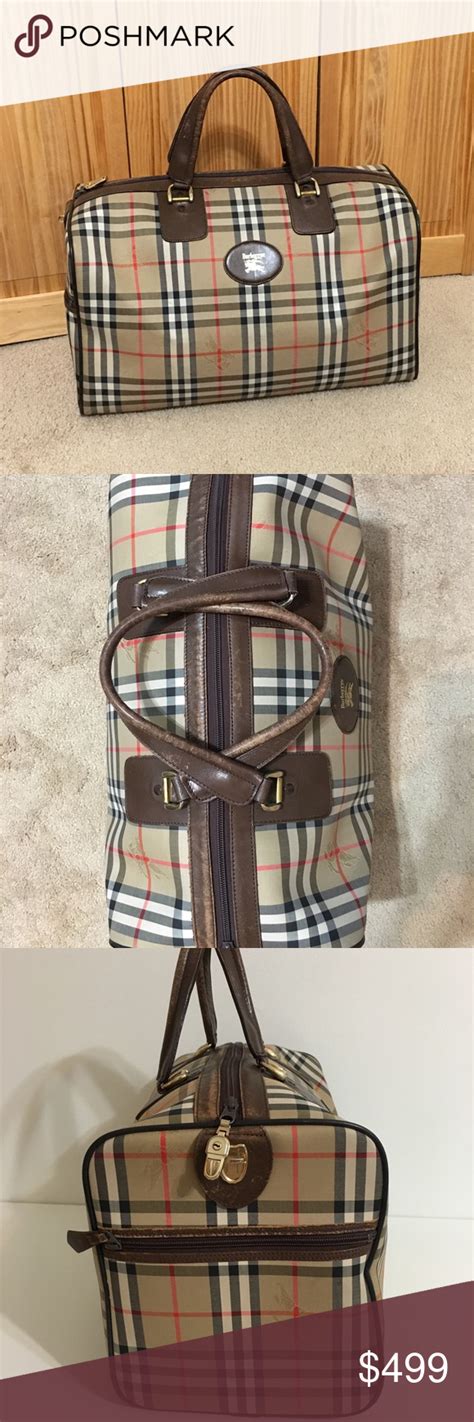 burberry travel bag real real|burberry purse authenticity.